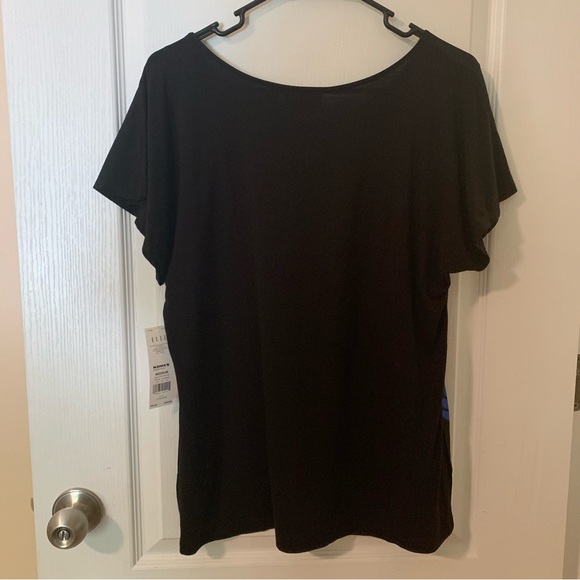 ELLE Lux Mode Rhinestone embellished blouse - Picture 7 of 7